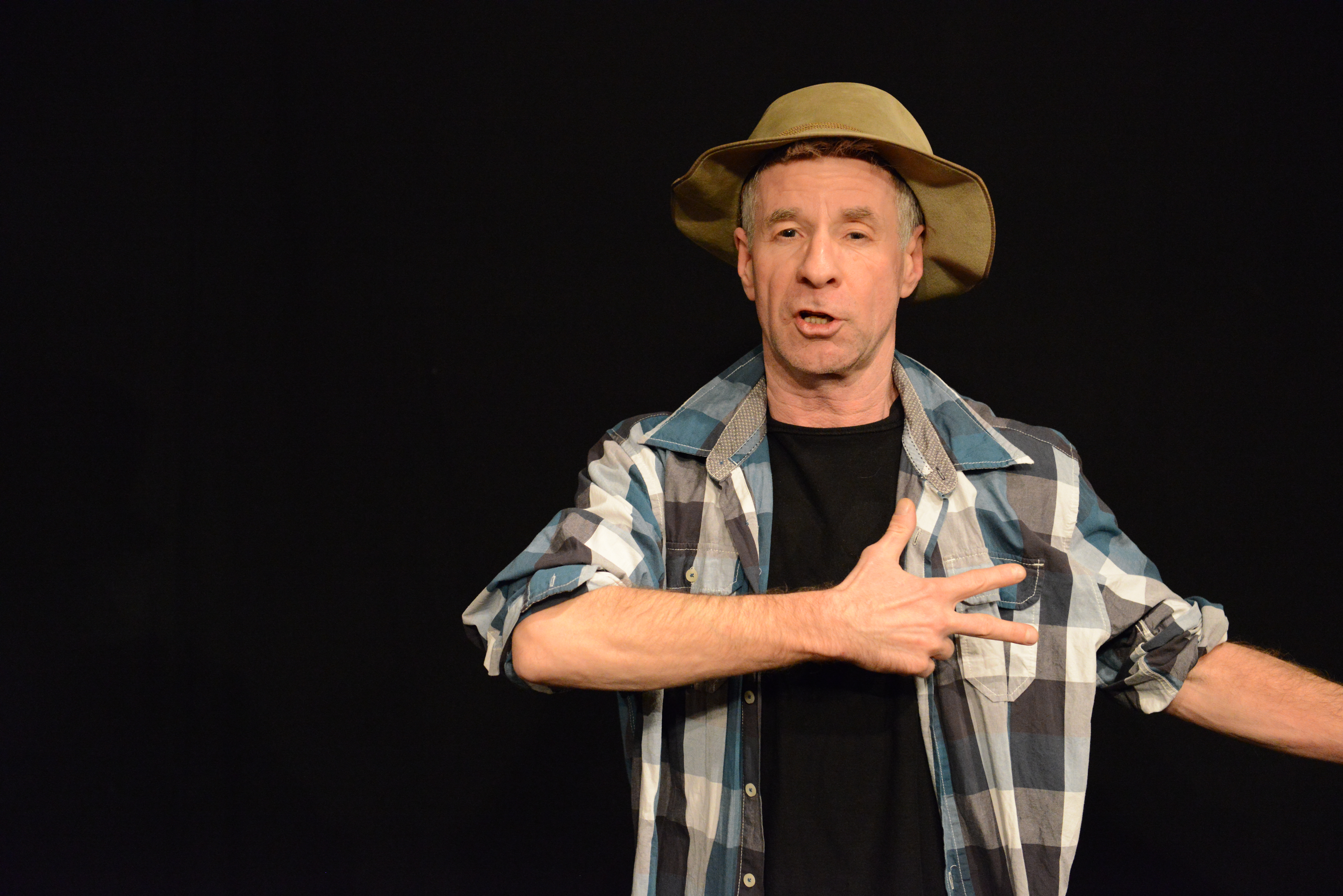Frank Geisler in johan vom po entdeckt amerika (c) fotos: heike bandze